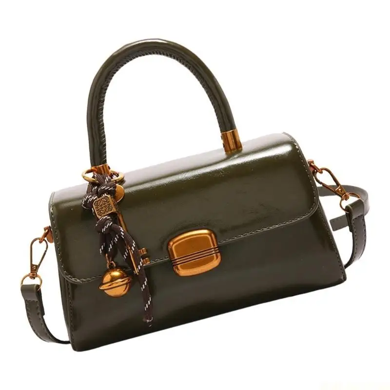 X90D Retro Inspired Women's Handbag Flap Top Handle Bags Shoulder Crossbody Pruse 2025 Winter Fashion Bag