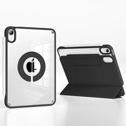 Magnetic 360° Rotating Detachable Tablet Case for iPad 10 10.9 2022 (Black)