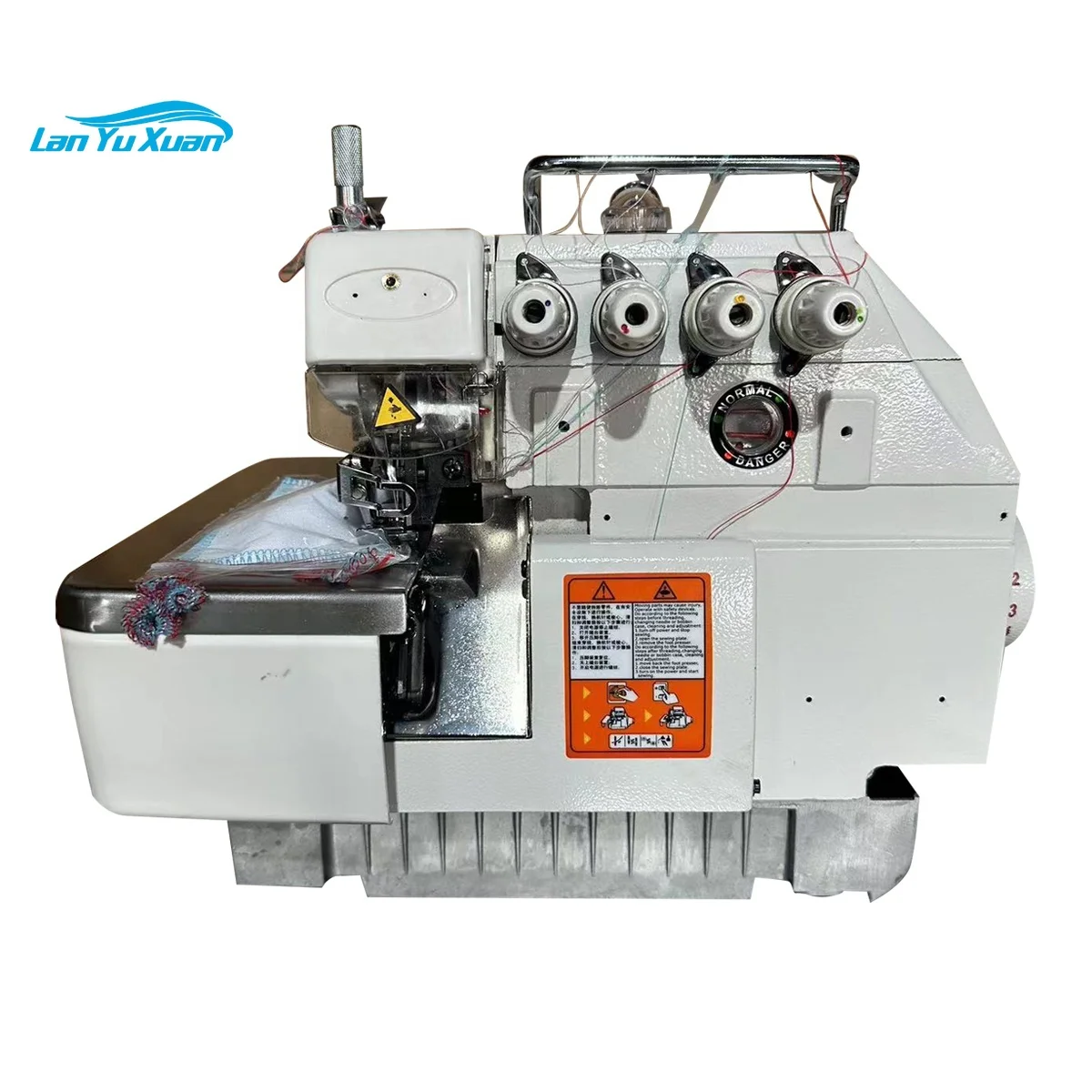 

QK-747 Ordinary model wholesale price 4-thread flatbed industrial overlock sewing machine