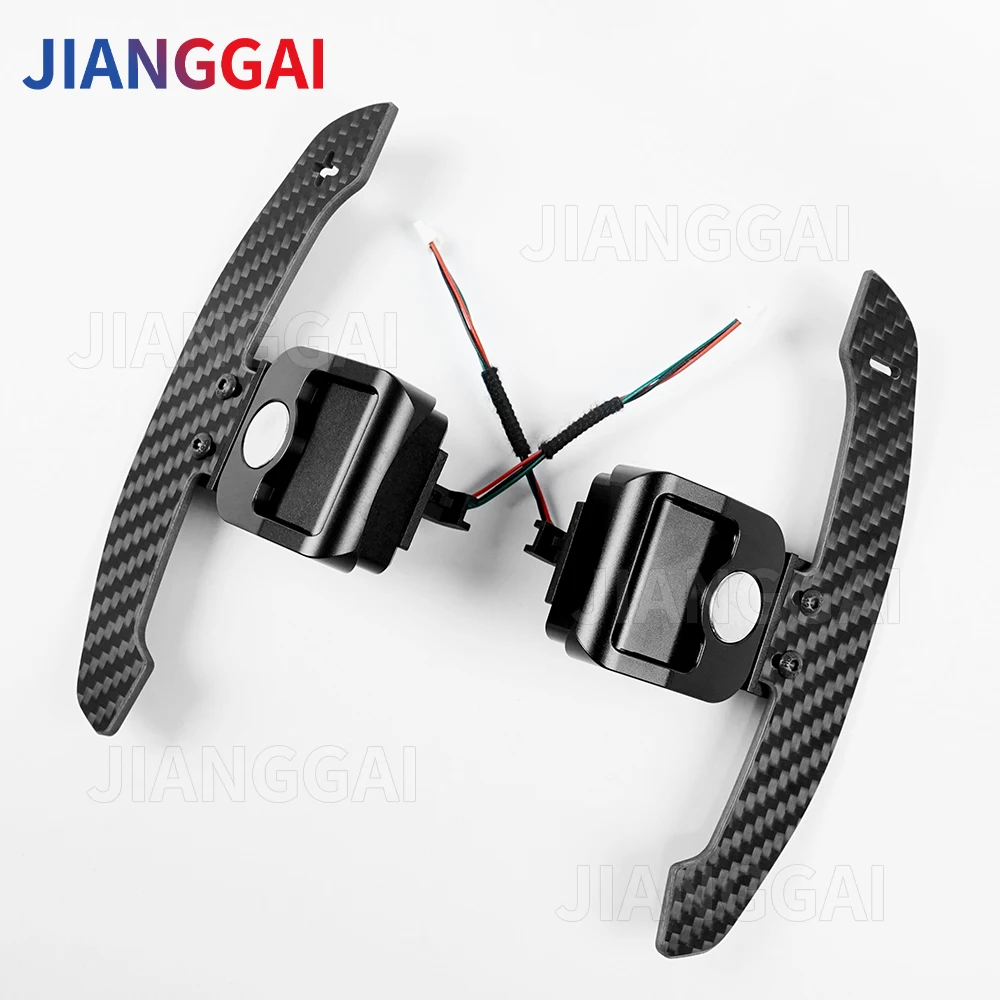 Magnetic Carbon Fiber Steering Wheel Paddle Shifter Easy Installation For Audi A1 A2 A3 Q3 Q4 B9 RS1 RS2 RS3 RS4 Car Accessories