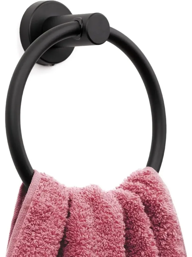 *Towel Ring,Modern Hand Towel Holder for Wall,SUS304 Stainless Steel Bathroom Towel Rack, Round Bathroom
