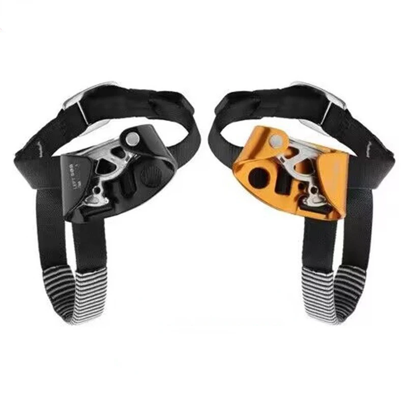 Left/Right Foot Ascender Riser Rock Climbing Mountaineering Safety Equipment Outdoor Sports Accessories