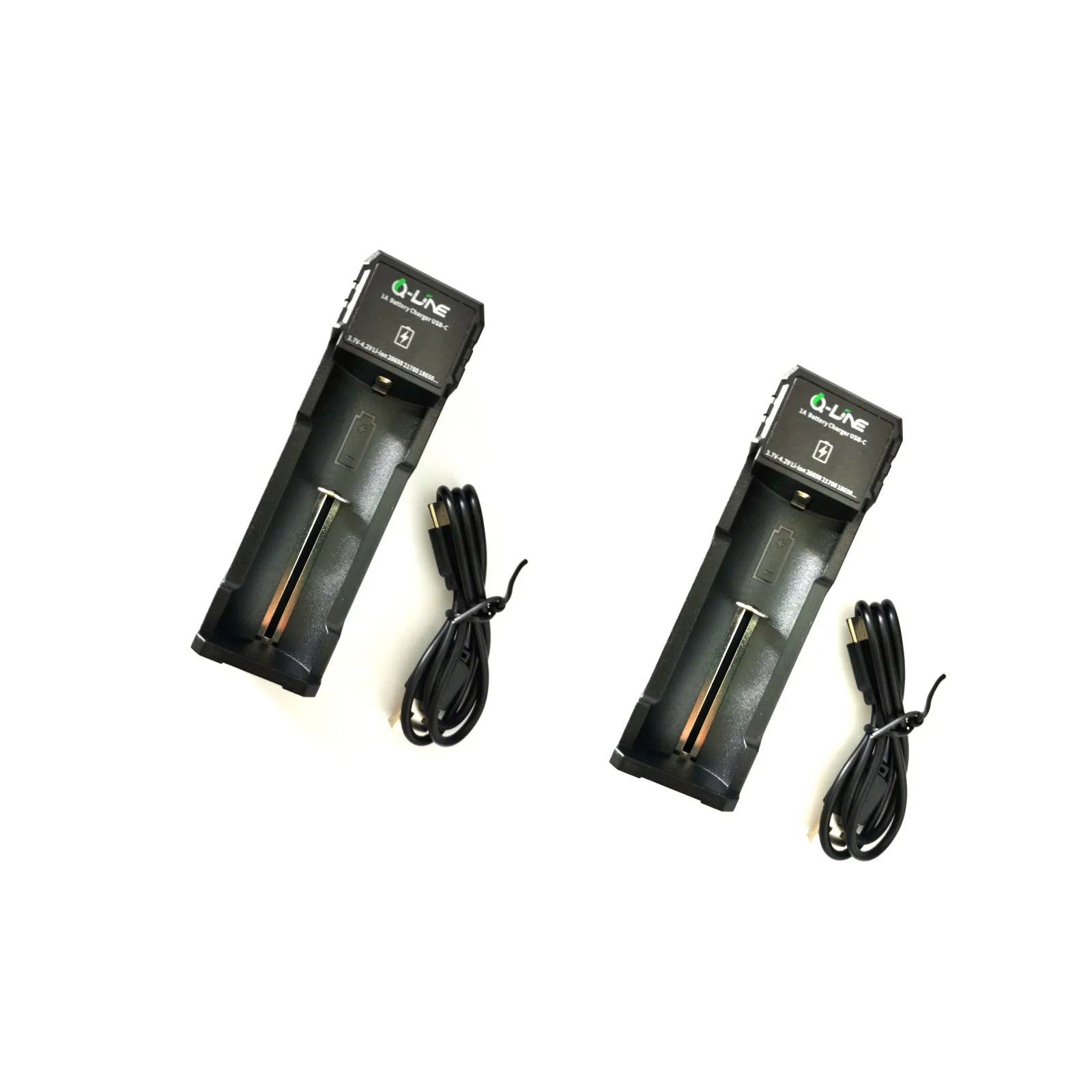 2pcs USB Type-C 리튬 배터리 충전기