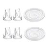 6pcs Silicone Diaphragm & Duck Mouth Set Rubber Duckbill Valves & Silicone Diaphragm set Replacement for Breast 5