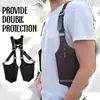 Double Shoulder Armpit Bag Medieval Leather Costume Underarm Satchel Unisex Belt Bag Halloween Accessories Retro Wallet Dropship 1