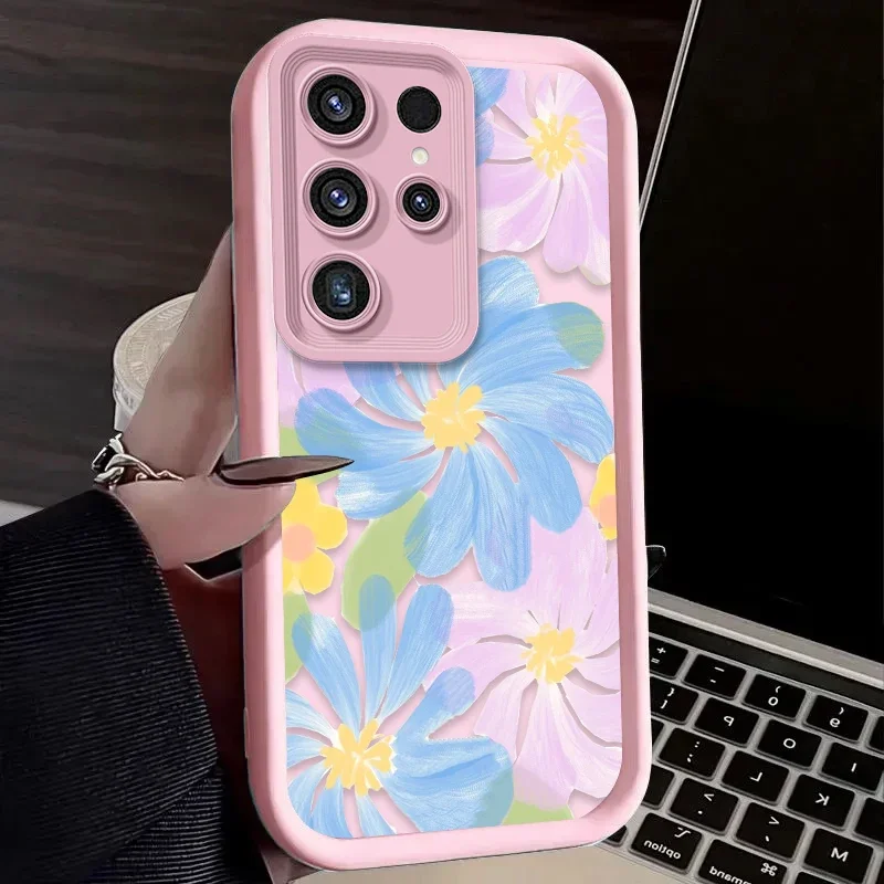 Tulip Flowers Silicone Phone Case Cover