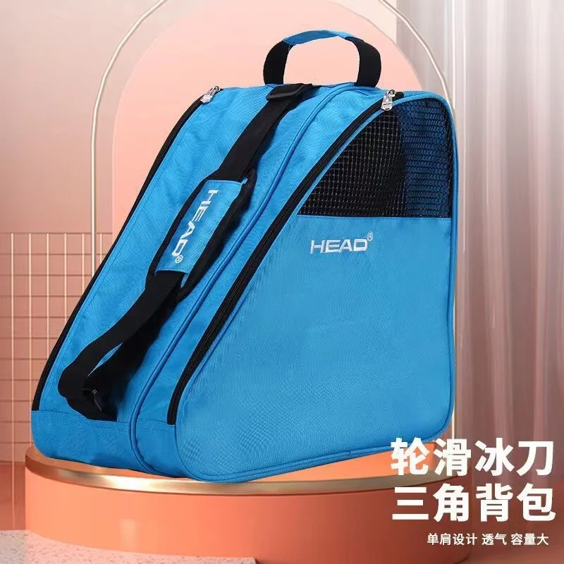 HEAD 4 Colors Skates Bag Children's Figure Skating Backpack Single-shoulder Bag Ice Hockey Storage Pack Roller Skating Handbag