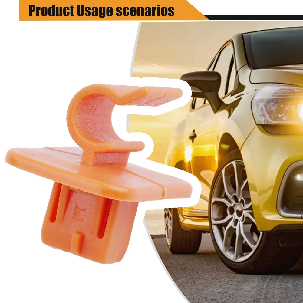 

Hood Bonnet Rod Stay Clips Bracket Plastic Orange 1U0823570A For Skoda Fabia Octavia 2004 - 2013 MK2 Models Interior Accessories