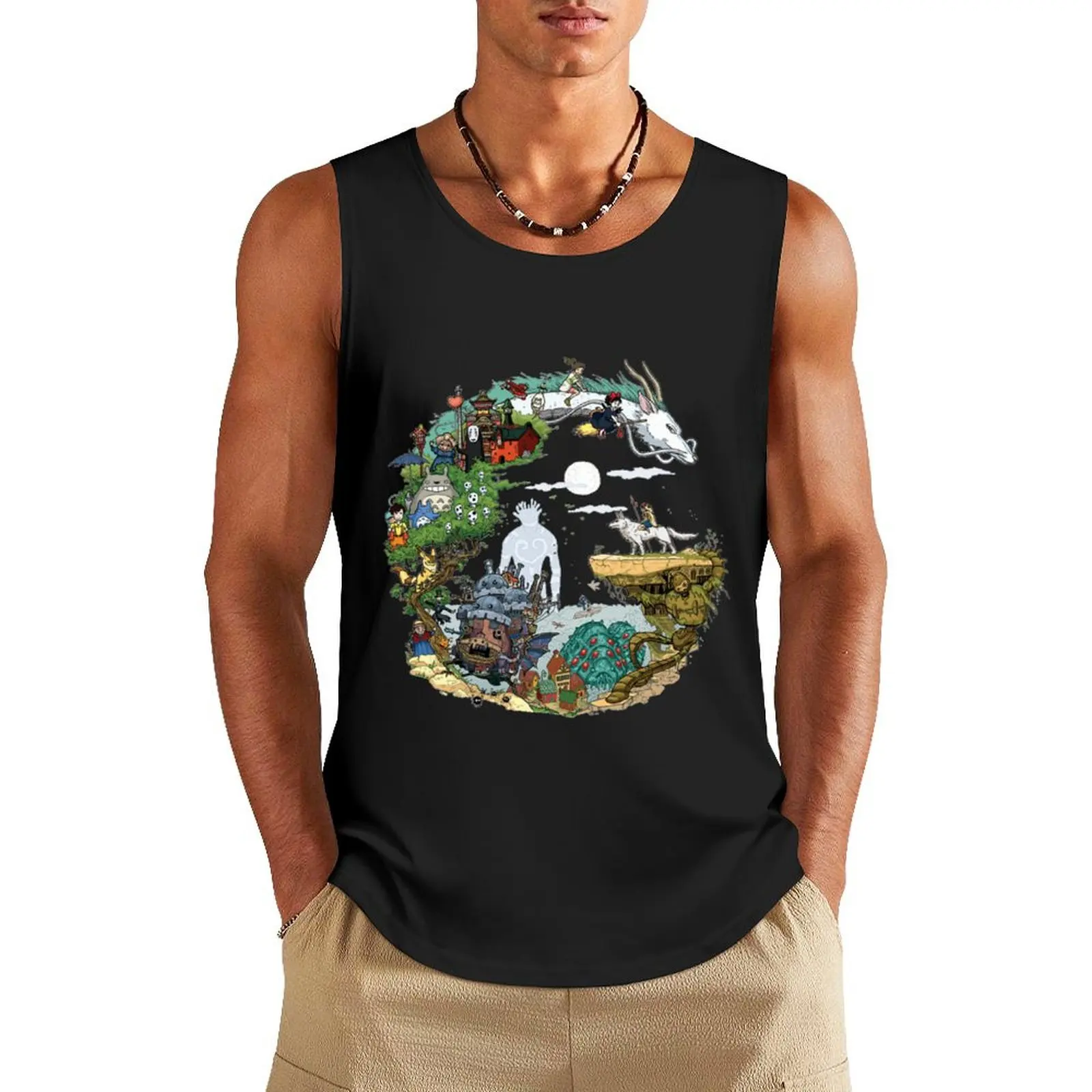 

Asiom Tank Top t shirt gym clothing Sleeveless T-shirt Vests