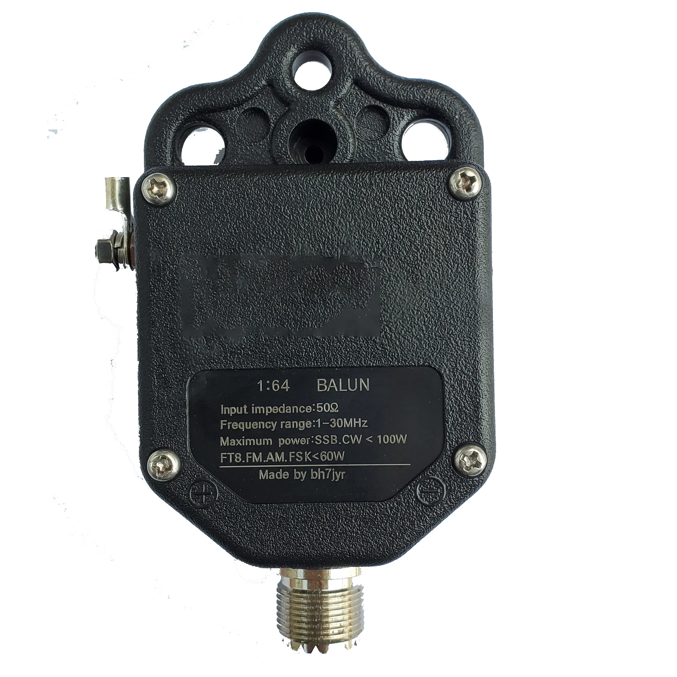 발룬 엔드 Fed 반파 안테나 발룬, PEP EFHW 발룬, 1:64, 1-30MHz, 100W