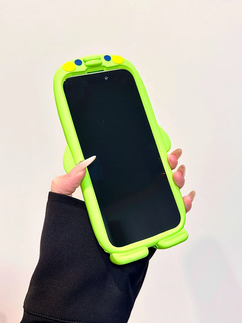 Cartoon Cute 3D Anti-Fall Dustproof Silicone Phone Case - Anti-Scratch & Washable Soft Cover