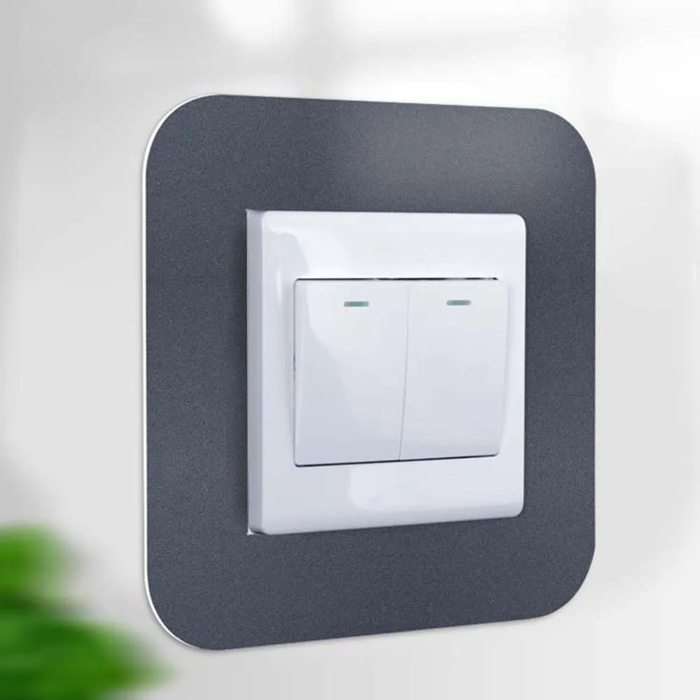 

Buckle Type Switch Sticker Simple Fashion Anti-Dirty Switch Protector Home Living Room Non-Adhesive Dustproof Protective Cover