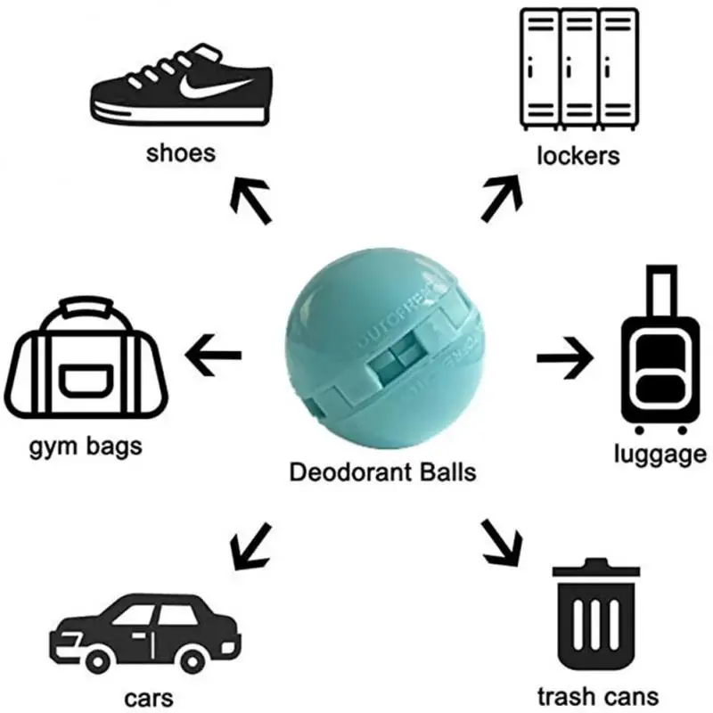 Odor Eliminator Shoe Drying Deodorizer Balls For Removing Foot Odors From Shoes Adjustable Switch Shoe Smell Remover