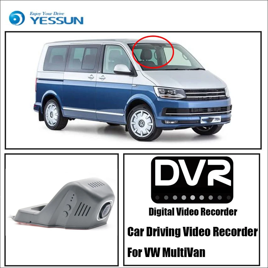 

YESSUN Car Front Dash Camera CAM For Volkswagen MultiVan DVR Driving Video Recorder Function Car DVR Camera Video Recorder