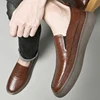 Comfortable Breathable Men's Flats Genuine Leather Mens Loafers Business Casual Driving Shoes Comfortable Sports Walking Shoes 3