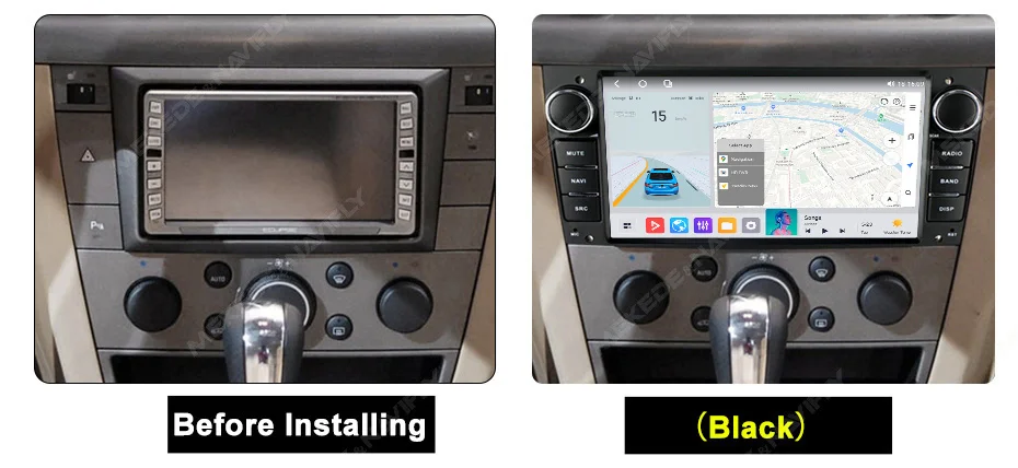 Mekede Android 14 Autoradio für Opel Astra H G J Meriva Vectra C Antara Zafira B Corsa D Kabelloses Carplay Intelligente Systeme – Detail 5