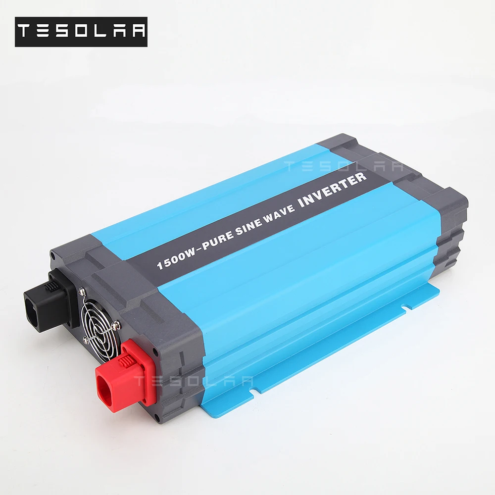 Inverter A Onda Sinusoidale Pura 12V 220V 1500W Inverter Solare Off Grid 24V 48V Potenza Di Sovratensione 3000W Uscita Presa Universale 5V 1A Usb