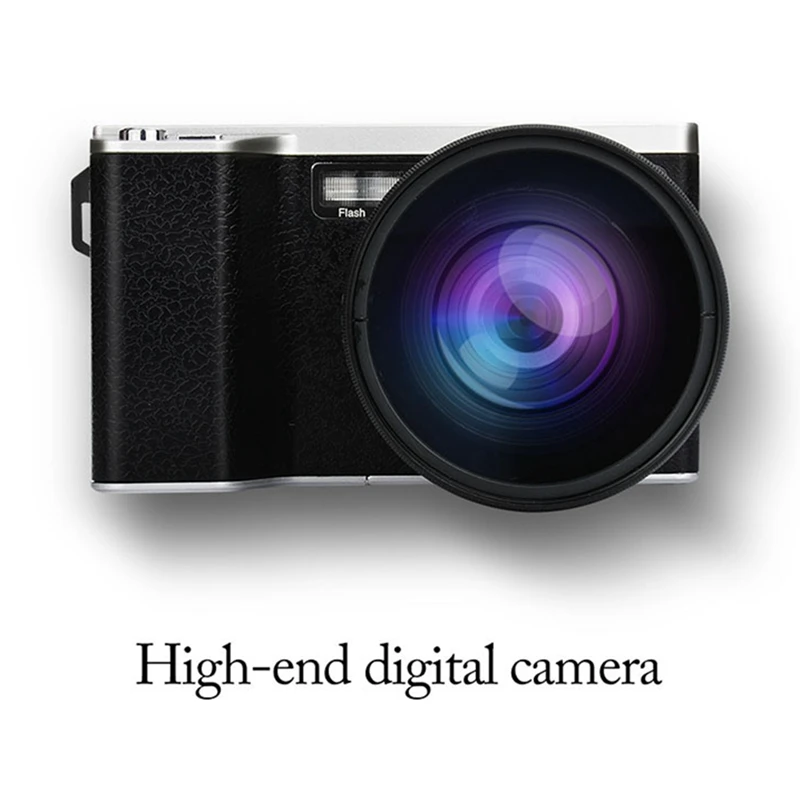 4 Inch Digital Camera Ultra HD 24 Million Pixel 1080P 12X Optical Zoom Mini Single Camera IPS Press Screen SLR Camera