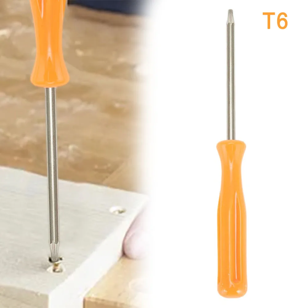 

1PCS T6 3.93'' Torx Special Screwdriver Solid Tip Screw Driver Security Opening For Game Console Repair Hand Tools