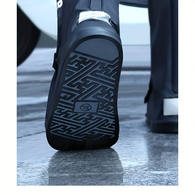 Motorcycle High Tube Rain Boots 2