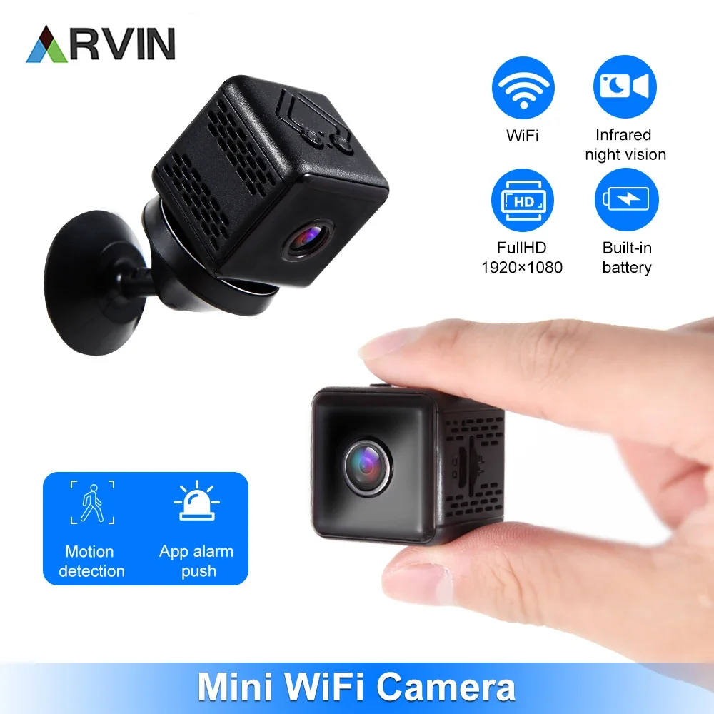 2023 New Mini Wifi Camera Wireless 1080P Video Clear IR Night Vision Motion Detection Home Security Surveillance Camera Monitor