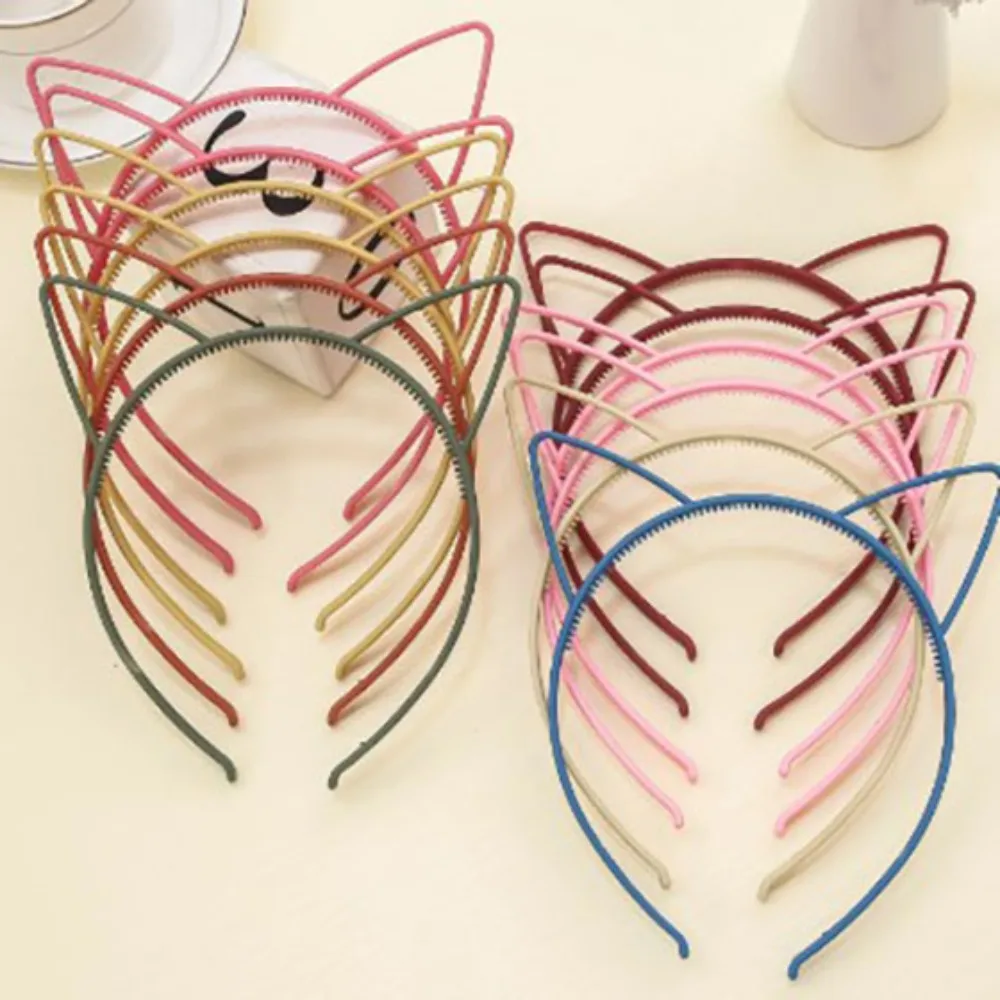 

ABS Girls Cat Ear Headbands Cute Toothed Cat Ear Party Hair Accessories Headwear Plastic Teeth Hairbands