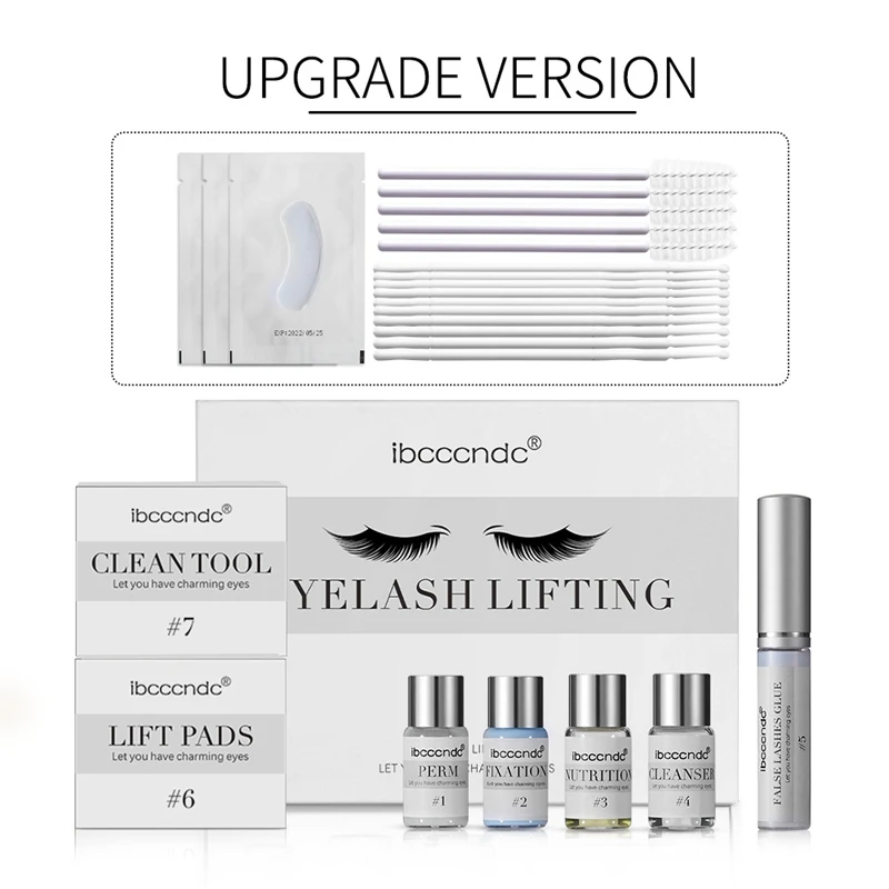 Ibcccndc Eyelashes Lift Set New Professional Full Eyelash Kit Eyelash Extensions Makeup Tool With Silicone Pad Sorting Rod
