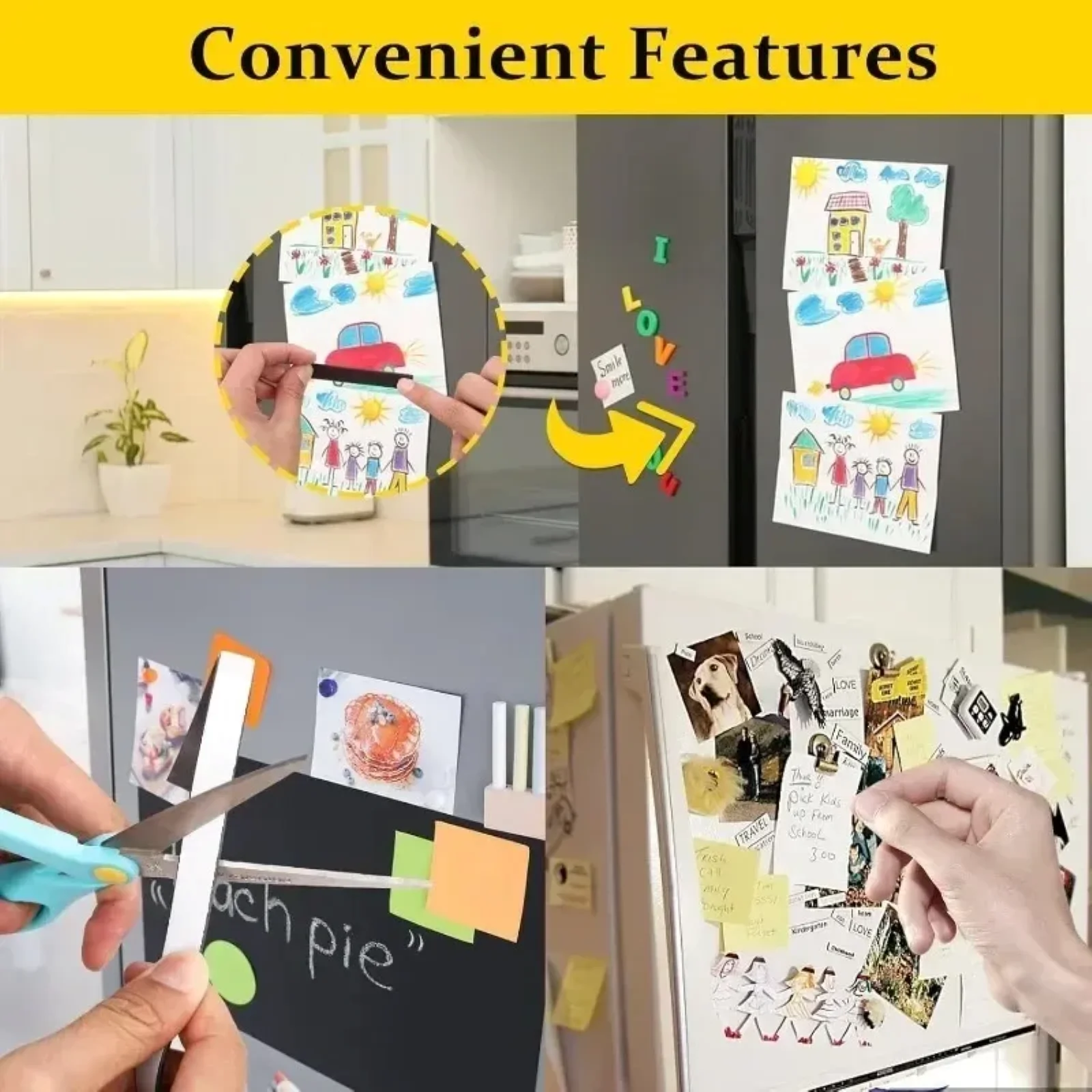 Versatile Self-Adhesive Magnetic Tape