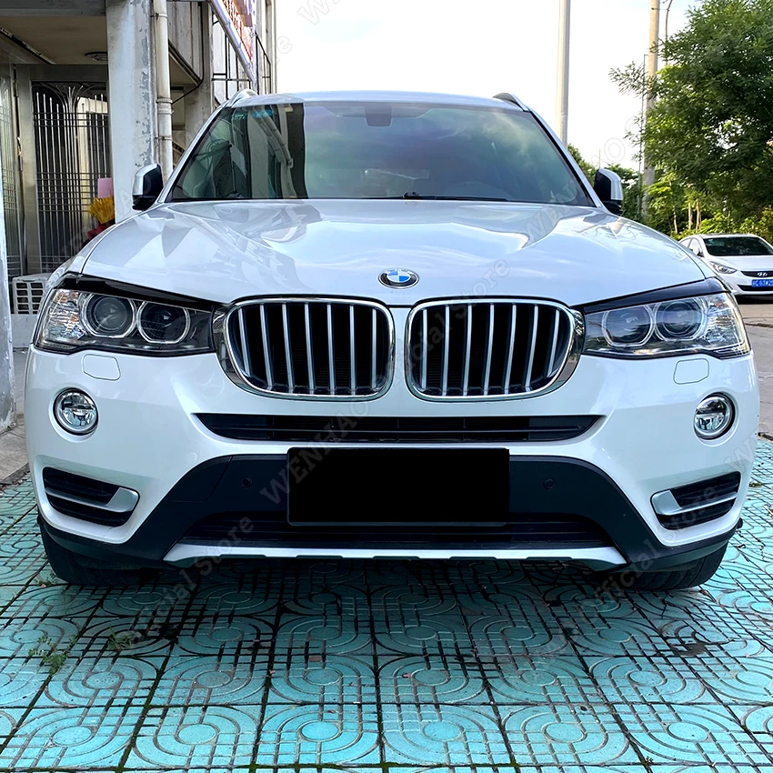 2 stücke Scheinwerfer Augenlider Augenbrauen Körper Kit Aufkleber Tuning  Für BMW X3 F25 X4 F26 2014 2015 2016 2017 2018 glanz Schwarz ABS Kunststoff  - AliExpress