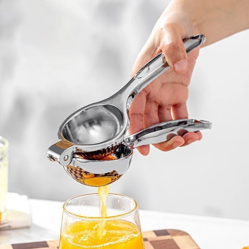 Manual Lemon Squeezer Zinc Alloy Orange Squeezer Juicer Fruit Juice Citrus Press Machine Handle Press Lemon Clip Kitchen Gadgets