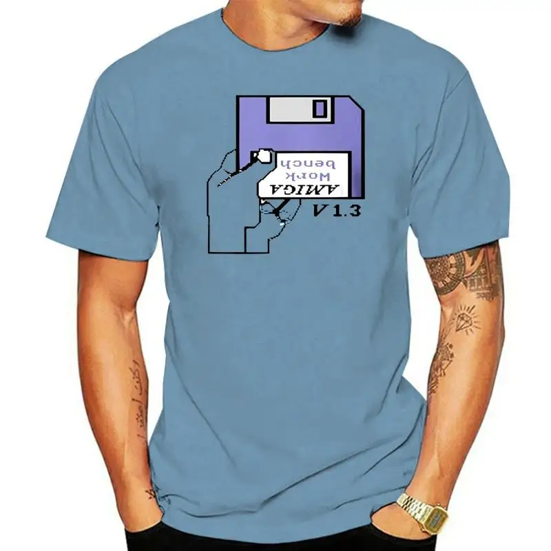 Maglietta Da Uomo Amiga 500 Workbench Maglietta Unisex T-Shirt Stampata T-Shirt Top