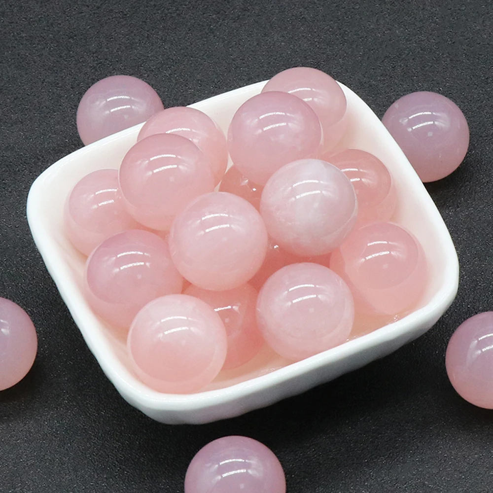 Description Picture 5 of item1pcs Natural Quartz Gemstone Round Ball Crystal Healing Stone Chakra Sphere Rock Stones Decor Diy Beads For Jewelry Accessories