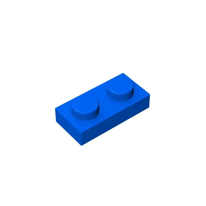 MOC 10PCS 플레이트 1x2 3023 빌딩 블록 키트 하이테크 보드 라이트 보드 벽돌 입자 DIY 아이디어 장난감 어린이 생일 아이 선물