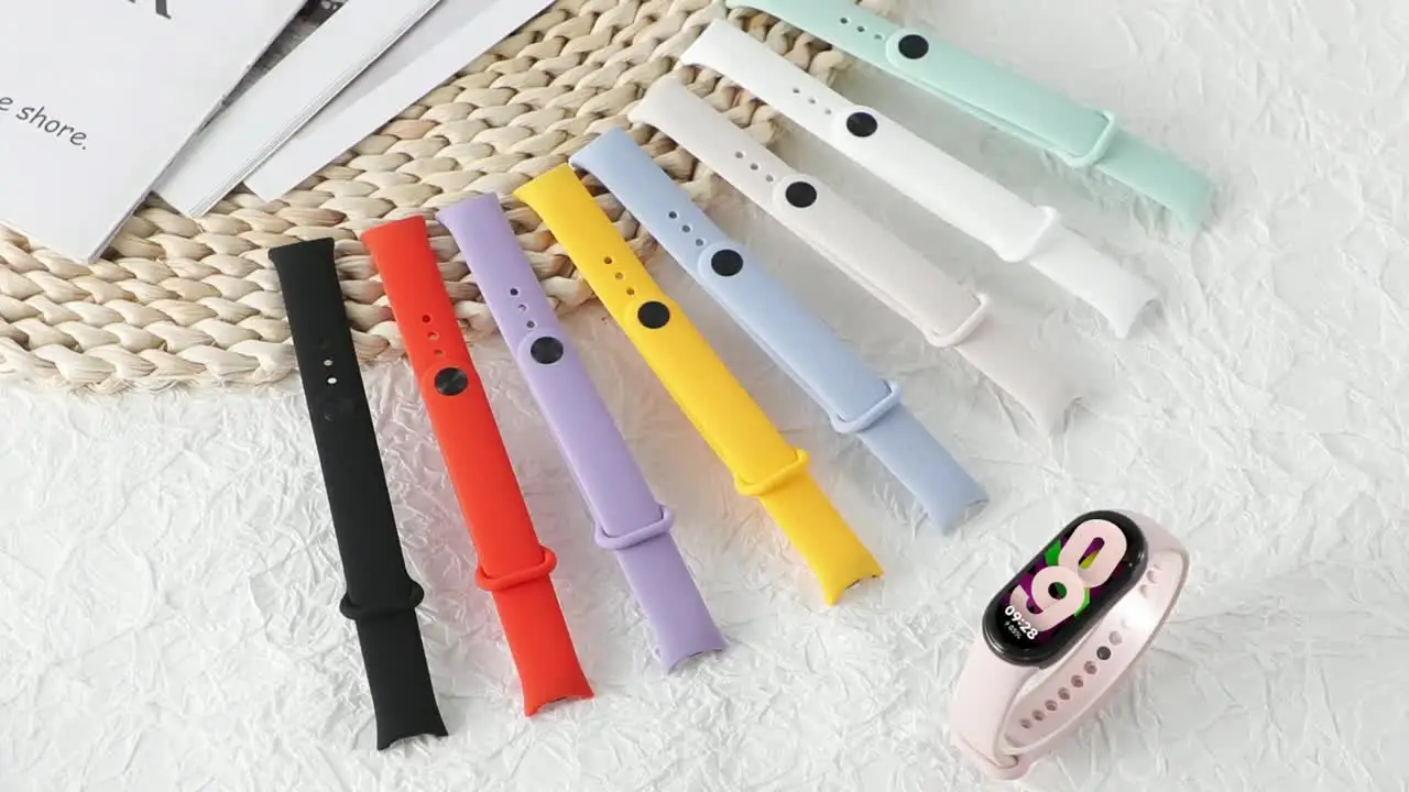 Correa de silicona para Xiaomi Mi Band 10 9 8 Correa NFC pulsera deportiva de goma pulseira Correas Xiaomi Smart Band 10 9 8 Accesorios