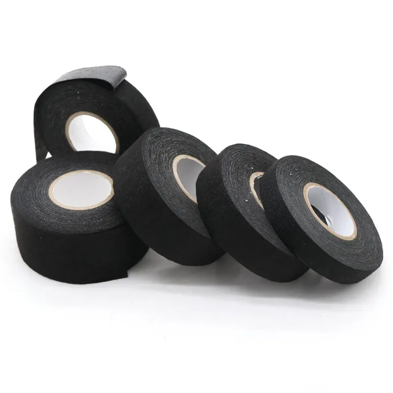 1/3/5 roll Heat-resistant Adhesive Cloth Fabric Tape 9-50mm For