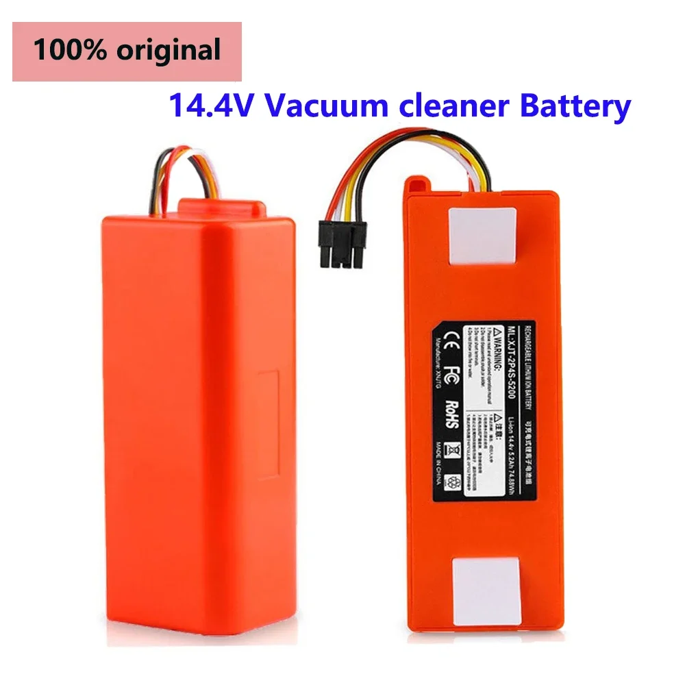 Vacuum Cleaner Battery 14.4V 12800mAh Replacement for Xiaomi Roborock S55 S60 S65 S50 S51 S5 MAX S6 Parts