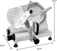 Electric Deli Meat Cheese Food Ham Slicer Commercial and for Home use 2