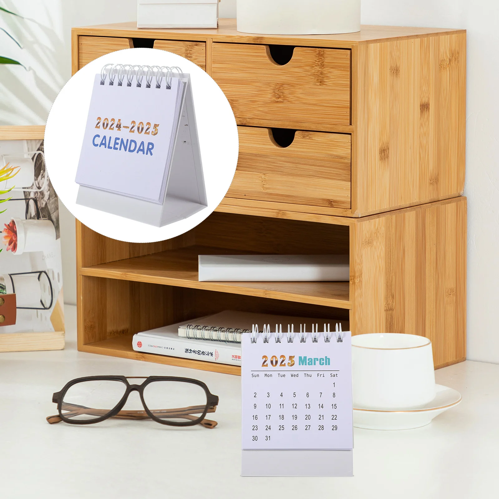

Book Desk Calendar Planner Small Calendar Small Desk Calendar Small Calendar for Desktop Office Home Countdown