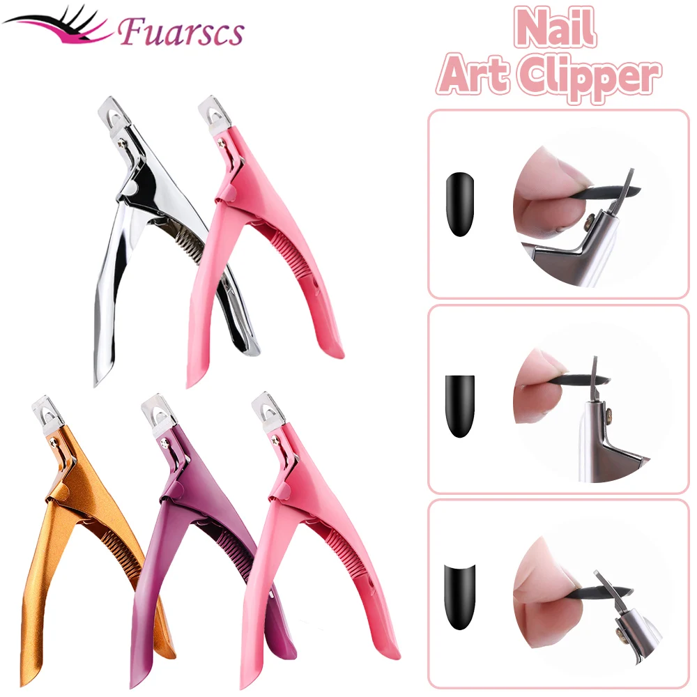 

Professional Nail Art Clipper U-shaped Nail Art Clippers Scissors French False Tips Edge Cutters Stainless Steel Manicure Tools