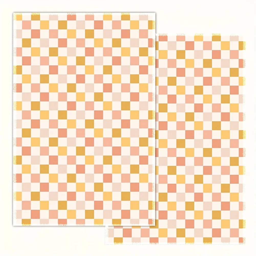 2 יחידות, מגבות מטבח בצבע כתום וורוד, סט מגבות באורך 40 קילומטרים*60 קילומטרים, מגבת ניקוי רכה וסופגנית במיוחד, מגבת תה לבישול ואפייה, מגבת יד, מגבת ניקוי, מגבת כלים, קישוט למטבח, קישוט לסלון, חיוניות למטבח, חיוניות לבית