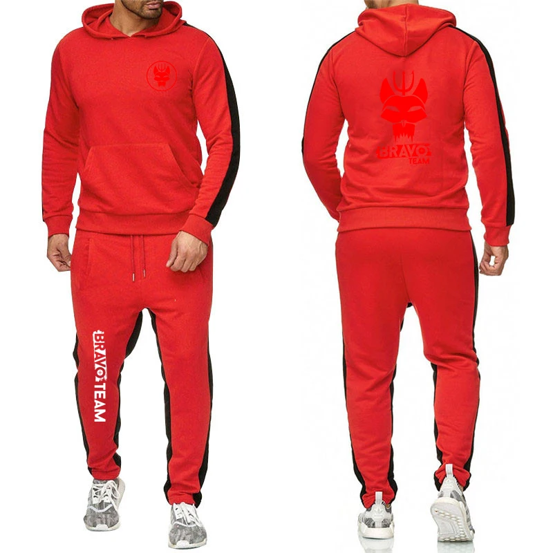 PlatiNum Bravo Team Hoodie and Pants Set - Back View