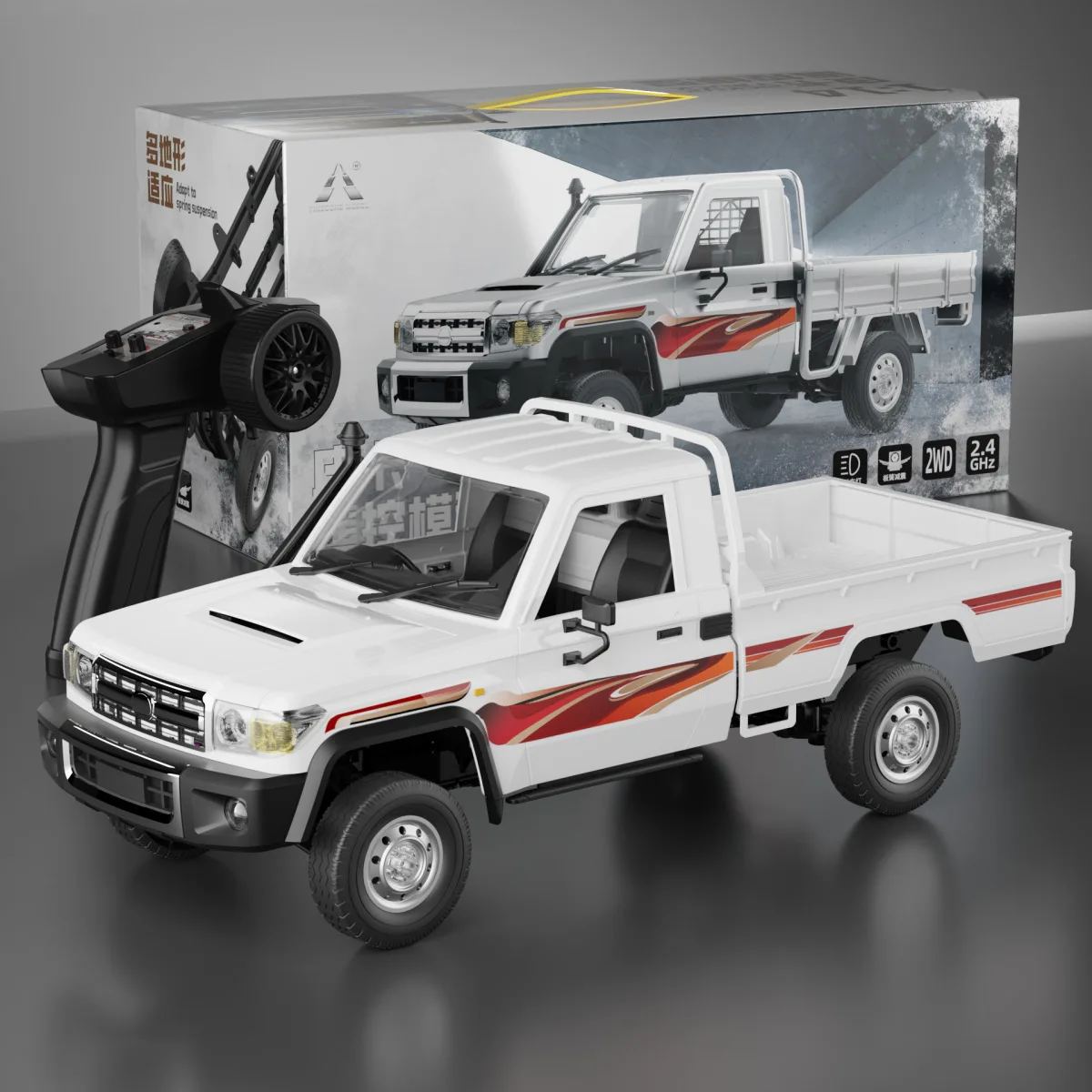 New SG1405 Remote Control Pickup Car Linkage Light Drift Model Full Scale 1:14 Rear Drive RC Toy Model Car gifts toy 5