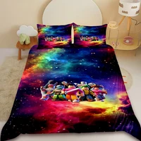 Housse de couette Roblox, ensemble de literie pour adolescents, housse de couette douce, décoration de chambre à coucher, dortoir, cadeaux d'anniversaire 4