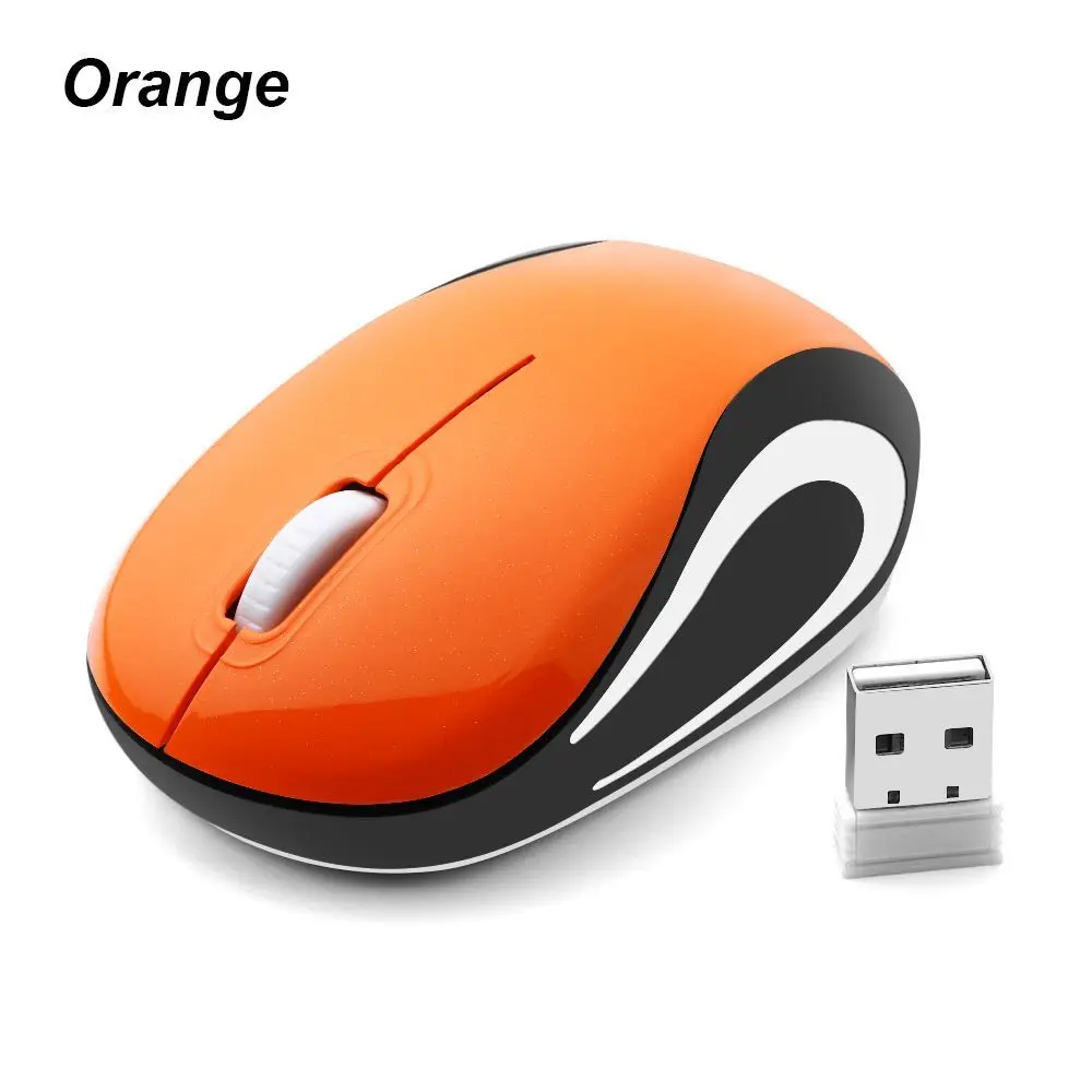 Compact Wireless USB Mouse - Portable Optical Device for Gaming and Everyday Use