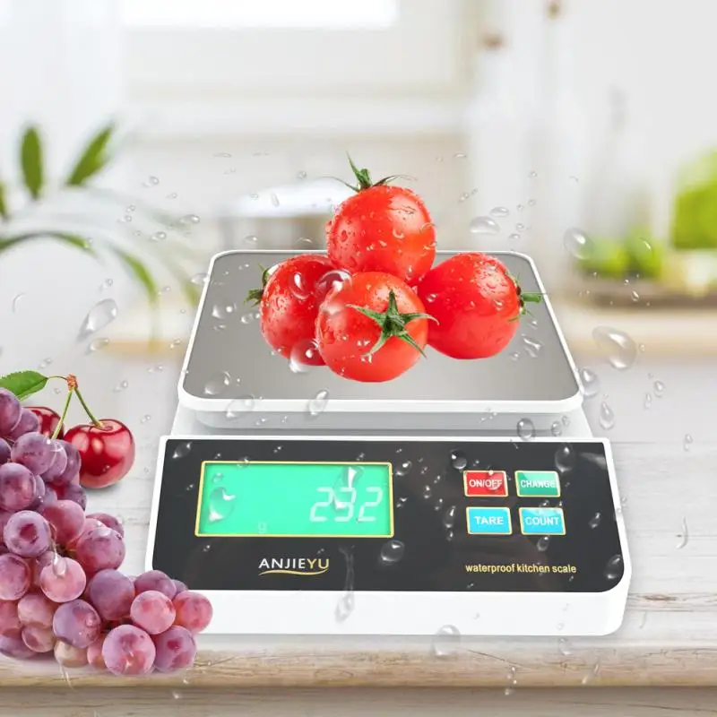 3/5kg 0.1g 10kg/1g Waterproof Kitchen Scale Stainless Steel Electronic  Digital Food Scale USB Rechargeble Cooking Baking Scales - AliExpress