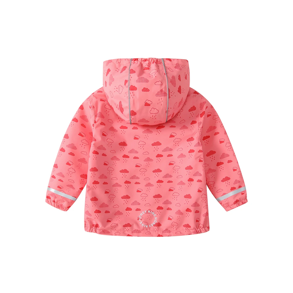 HONEYKING Baby Regenmantel Anzug Kinder Kleidung Set Wasserdichte Overalls Mädchen Overall Jacke Und Hosen Combo für Kinder – Detail 6