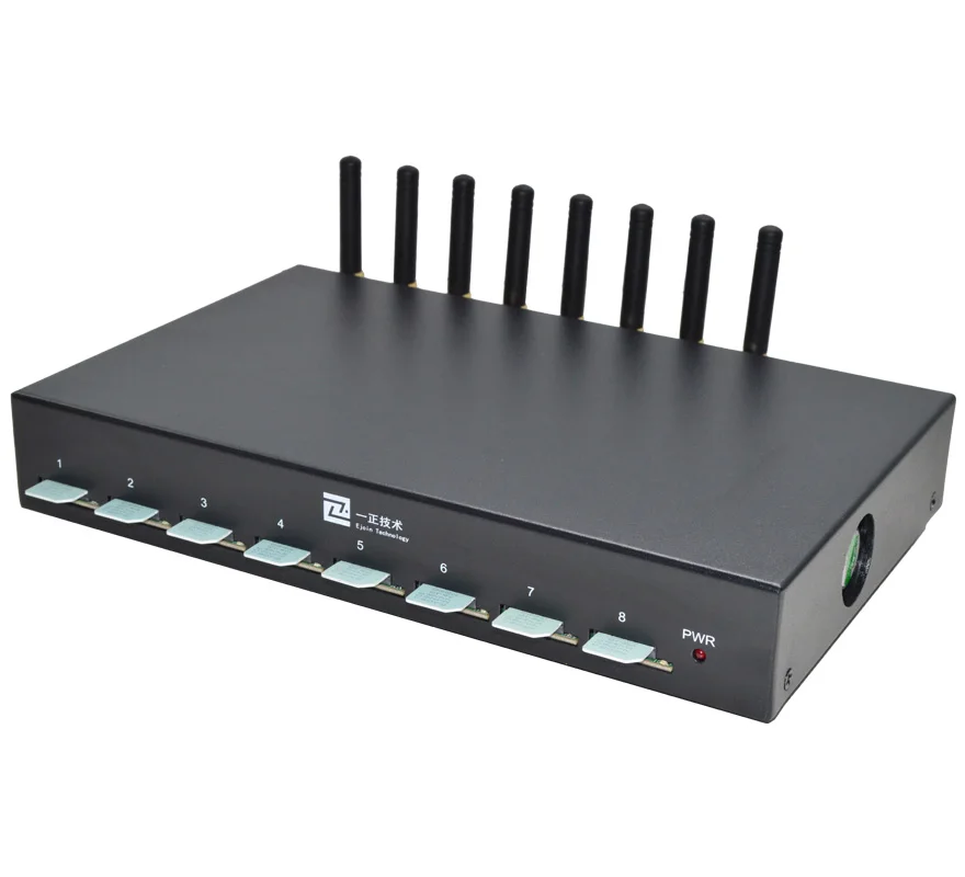 

EJOIN 8 port goip gsm gateway , acom50Pro anti sim block