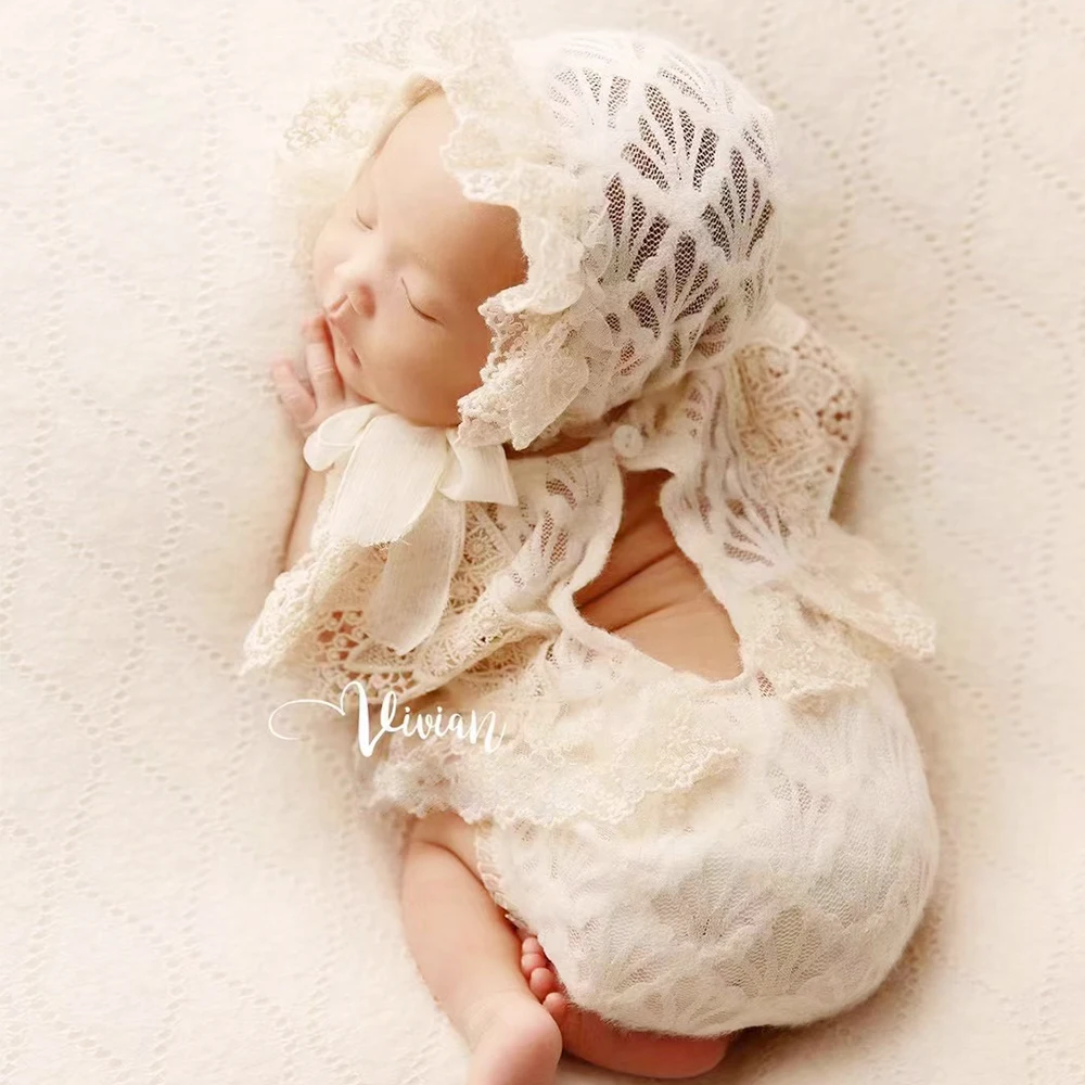Baby Girl Lace Romper Newborn Photography Props Lace Newborn