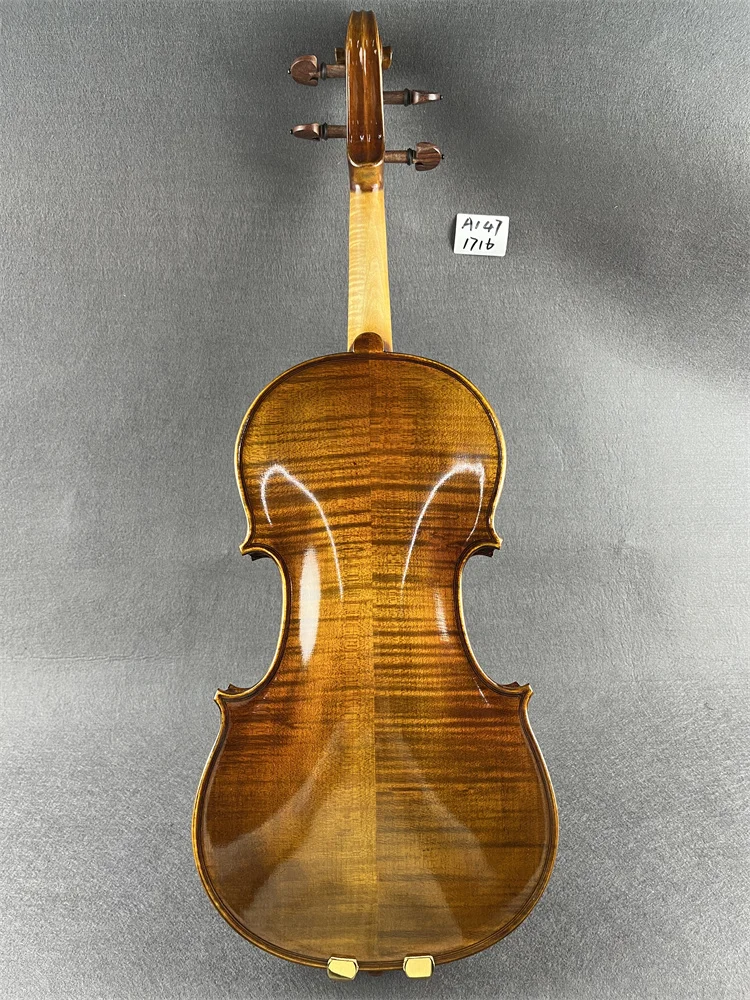 Professional Concert Level Stradivari "Messiah&ldquo; Copy Hand Made 4/4 Violin Musical Instrument w/ violin case 4/4 A147