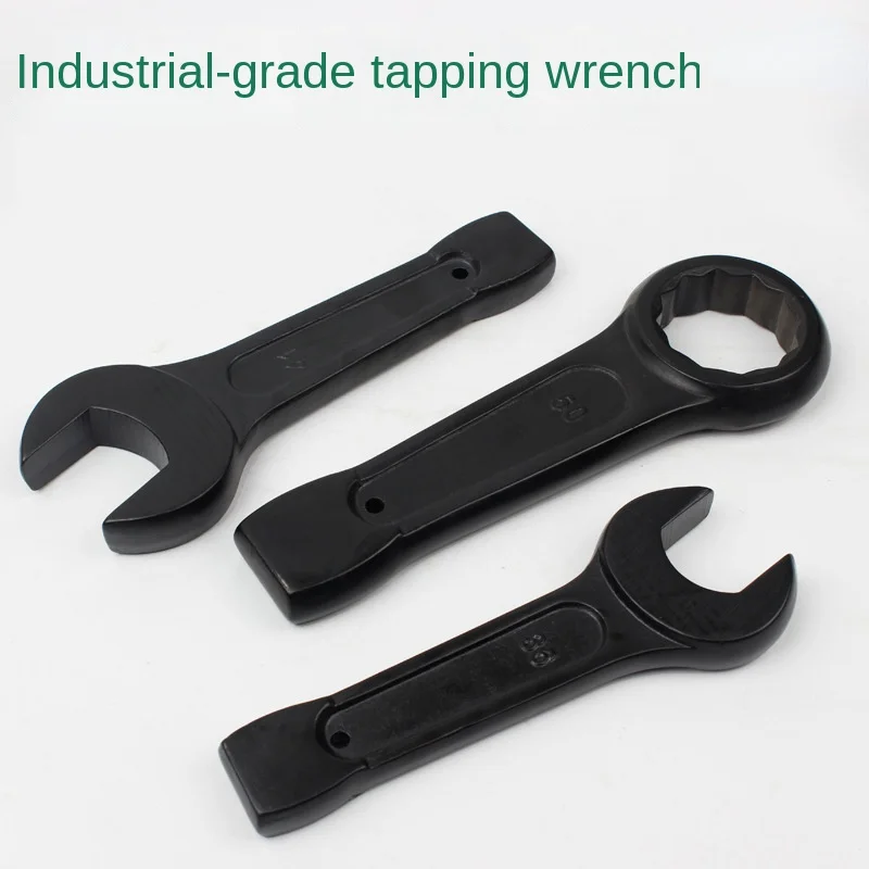 Tap the steel wrench, you can tap the wrench, bend the handle, and